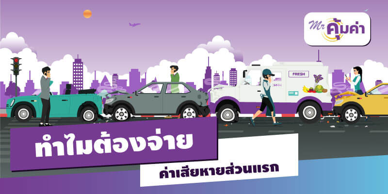 ทำไมต้องจ่าย ค่าเสียหายส่วนแรก?