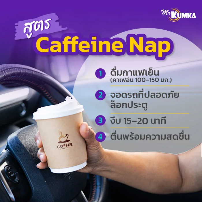 สูตรเด็ด Caffeine Nap เมื่อง่วงจอดพักคือทางรอด | มิสเตอร์ คุ้มค่า