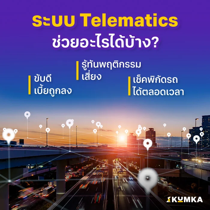 3 ข้อดีเมื่อปล่อยให้สมองกล Telematics ช่วยดูแลรถ | คุ้มค่า